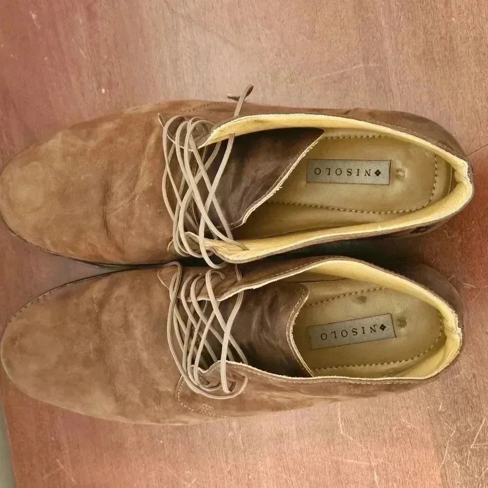 Nisolo Men's Leather Chavito Chukka Boot Size 11 - Picture 10 of 12